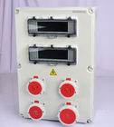 IP44 16A Tiêu chuẩn IEC Hộp cấp điện cho vật liệu PC Hộp bảo trì tạm thời