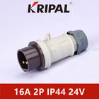 Tiêu chuẩn IEC Ổ cắm nguồn điện áp thấp 48V 2 Pin 3Pin IP44 12H