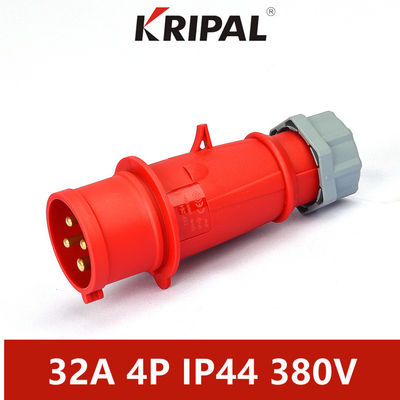 IP44 Phích cắm biến tần pha công nghiệp chất lượng cao 32A 4 cực 380V