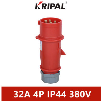 IP44 Phích cắm biến tần pha công nghiệp chất lượng cao 32A 4 cực 380V