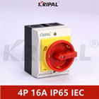 Công tắc cách ly chống thấm nước IP65 4P 16A 230-440V AC Tiêu chuẩn UKP IEC