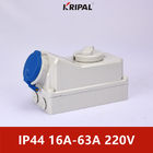Ổ cắm chuyển mạch cơ khí chống nước IP44 220V Tiêu chuẩn IEC