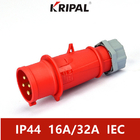 IP44 16A 220V phích cắm công nghiệp không thấm nước ba pha Tiêu chuẩn IEC