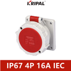 Ổ cắm công nghiệp chống thấm nước 16A 3P 220V IP67 Tiêu chuẩn IEC phổ biến