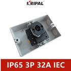 KRIPAL IP65 Công tắc xoay điện 4 cực 40A Tiêu chuẩn IEC chống thấm nước
