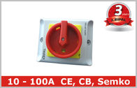 Emergency Stop Off 10A IP65 Rotary Isolator Switch Safety Disconnect Switch