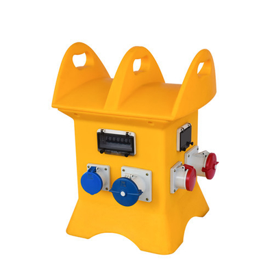 Hộp phân phối điện di động chống nước IP65 PE Tiêu chuẩn IEC