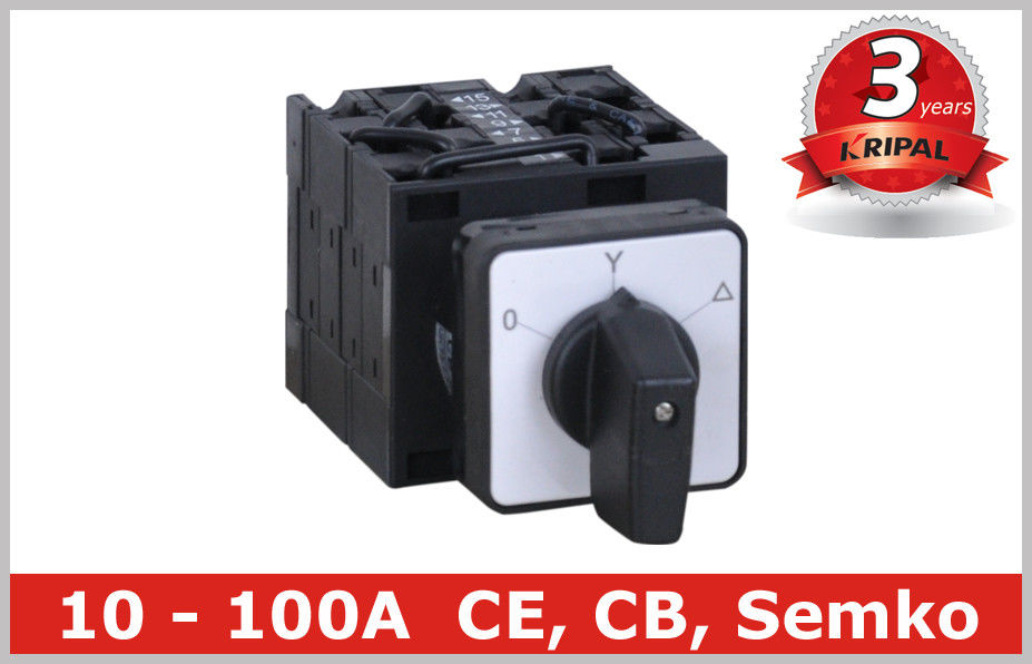 Panel Installation Star Delta Hand Off Auto Selector Switch 25A 32A 40A